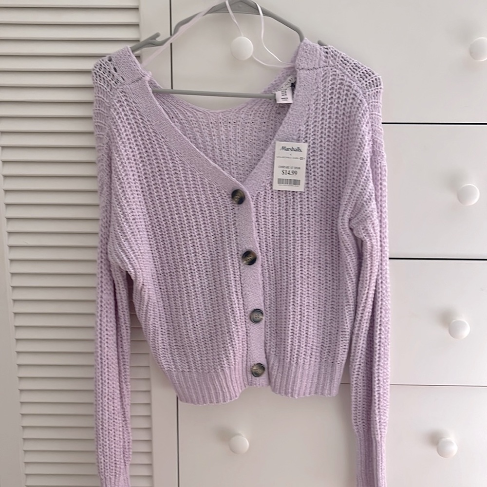 Lilac cardigan